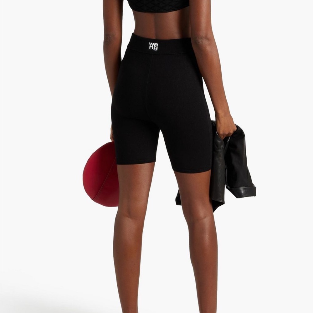 Alexander Wang.t Black Stretch knit shorts